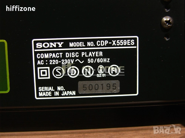 CD плеър   Sony cdp-x559es , снимка 9 - Ресийвъри, усилватели, смесителни пултове - 52944259