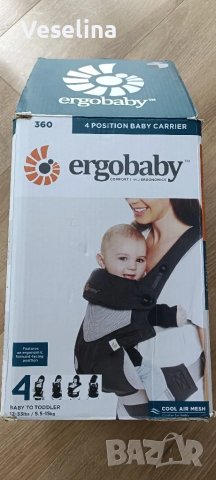 Ергономична раница Ergobaby 360 Cool Air Mesh, снимка 5 - Кенгура и ранички - 46967407