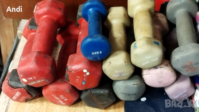 Гирички по 1кг, 2кг - фитнес дъмбели