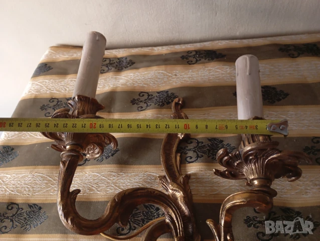 Аплик за стена рококо, снимка 4 - Лампи за стена - 50919710