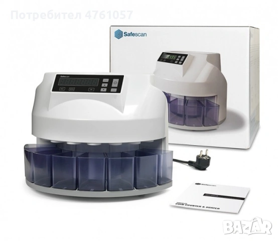 Най-продаван модел монетоброячна и сортираща машина за евро монети, снимка 6 - Оборудване за магазин - 53782736