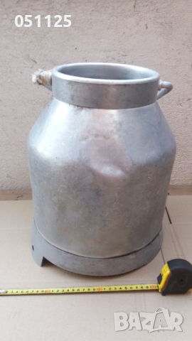 алуминиев гюм за мляко - 35 литра , снимка 4 - Антикварни и старинни предмети - 44993344
