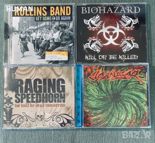 Rollins Band,Biohazard,Raging Speedhorn,Cleanser , снимка 1 - CD дискове - 45683154
