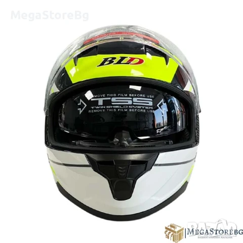 Каска с вградени слънчеви очила M67 - Размер S, M, L, XL - Сиво/Неон, снимка 6 - Аксесоари и консумативи - 50720348