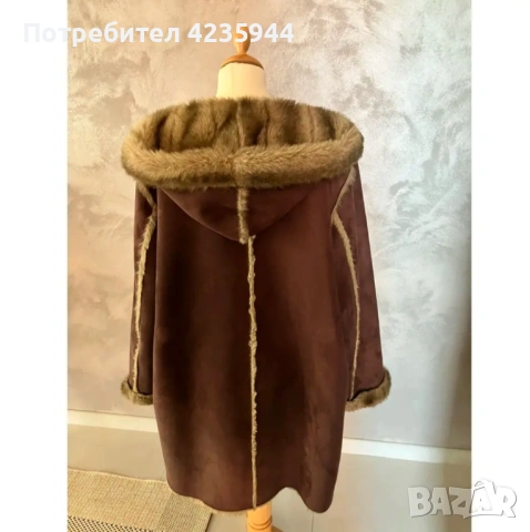 Balmain оригинално палто кожа , снимка 3 - Палта, манта - 53287975
