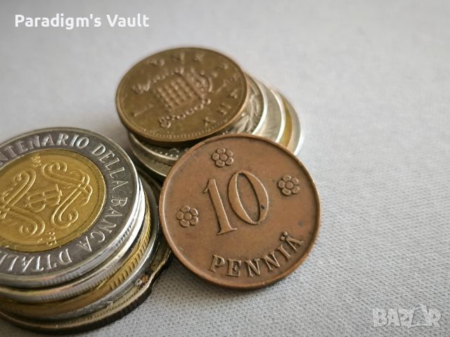 Монета - Финландия - 10 пения | 1919г., снимка 3 - Нумизматика и бонистика - 45999192
