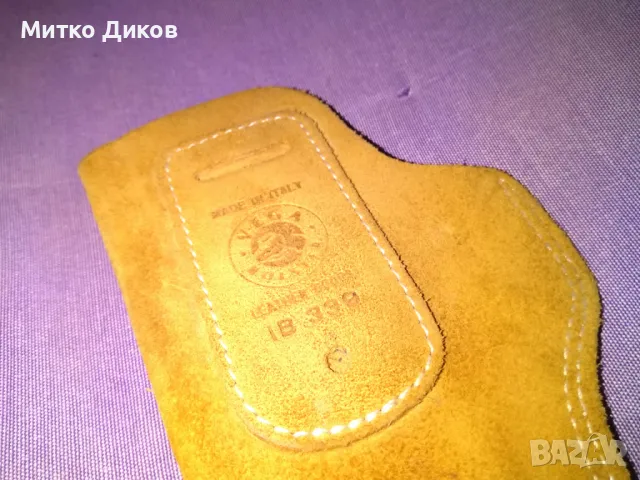 Vega Holster Italy 13333 марков италиански кобур естествена кожа 190х110х80мм, снимка 4 - Оборудване и аксесоари за оръжия - 48825374