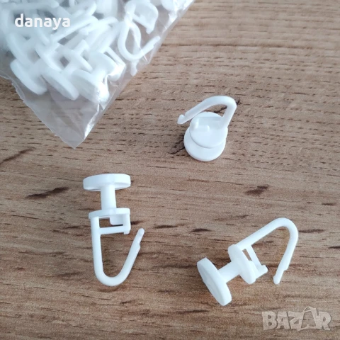 5988 Кукички за перде, 14 мм, 50 броя, снимка 2 - Други - 50916450