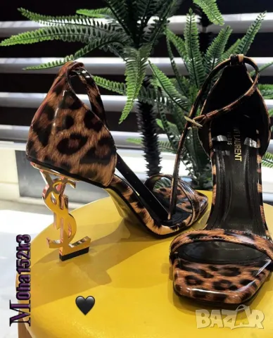 сандали на ток ysl saint laurent