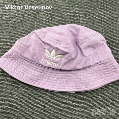 Adidas Шапка Идиотка Лилава One Size Bucket Hat Trefoil, снимка 3 - Шапки - 53906286