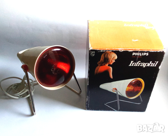 Инфрачервена медицинска лампа за нагревки,Philips, 150 W, снимка 5 - Други - 44949667