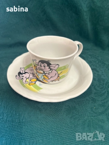 Детски български порцеланов сервиз на Диамант, Разград, снимка 7 - Сервизи - 51926437