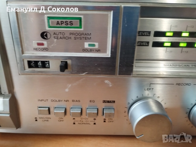 касетъчен дек sharp RT-30, снимка 3 - Декове - 52721557