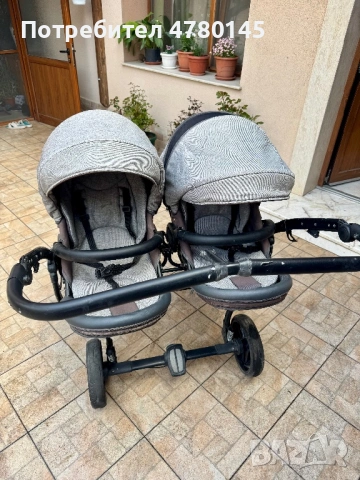 Детска количка за близнаци и сполчета, снимка 2 - Стоки за близнаци - 54004996