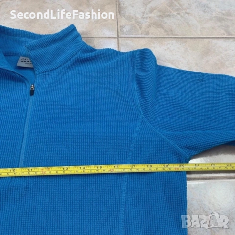 Дамски полар блуза с цип и яка Kathmandu Alicatech размер M, снимка 3 - Блузи с дълъг ръкав и пуловери - 53155539