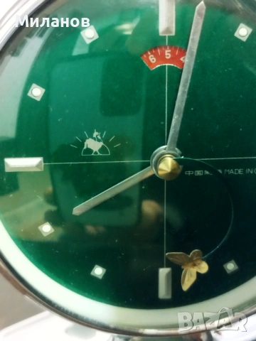 Стар анимиран будилник, настолен часовник, снимка 4 - Антикварни и старинни предмети - 53175946