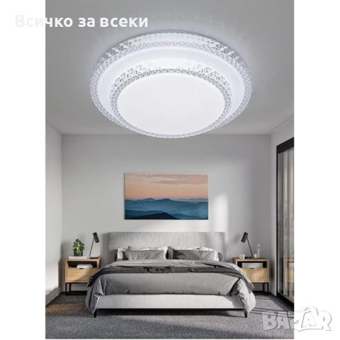 LED таванно осветление, плафон с 2 комбинации сменяща се светлина, 40 см, снимка 5 - Лед осветление - 45483727
