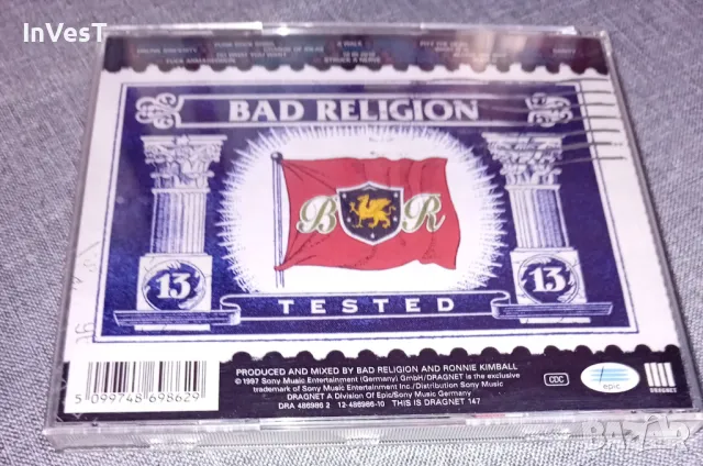 Диск на Bad Religion - Tested , снимка 3 - CD дискове - 49002675