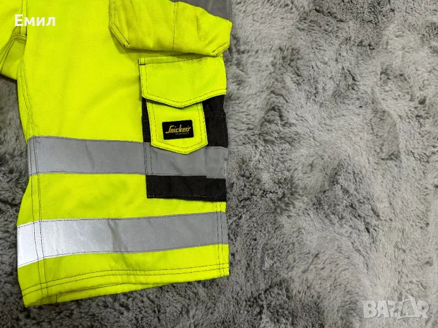 Мъжки шорти Snickers 3033 Hi-Vis Work Shorts, Размер 52, снимка 2 - Къси панталони - 47256601