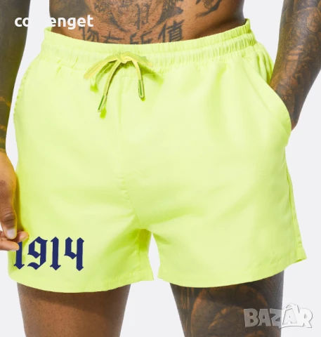 ЛЯТО 2025! Мъжки бански / плувни шорти Левски 1914. Поръчай на отбор по ИЗБОР!, снимка 2 - Бански - 50645032