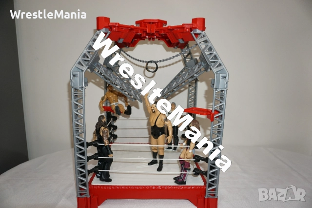 Рядък Кеч Ринг WWE CREATE A WWE SUPERSTAR RING BUILDER, снимка 2 - Колекции - 51854794
