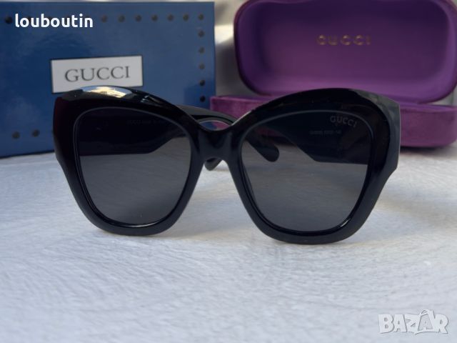 GUCCI GG0808 с лого 1:1 дамски слънчеви очила котка, снимка 6 - Слънчеви и диоптрични очила - 45248805