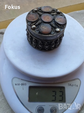 ПРЕКРАСНА МАЛКА КУТИЙКА КАДИФЕ, снимка 5 - Антикварни и старинни предмети - 53524912