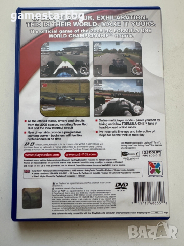 F1 Formula One 05 за PS2, снимка 2 - Игри за PlayStation - 51780389