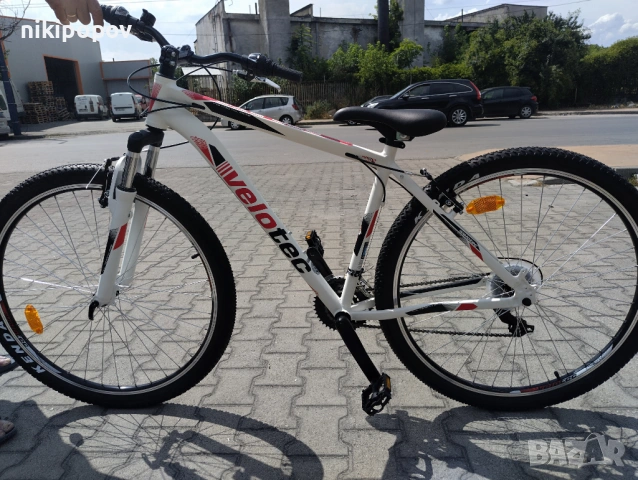 SPRINT Алуминиев велосипед 29" Velotec PRO бял/червен, снимка 8 - Велосипеди - 53563868