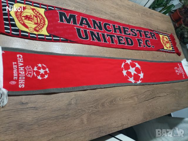 Футболни шалове УЕФА, Manchester United, снимка 1 - Фен артикули - 46506227