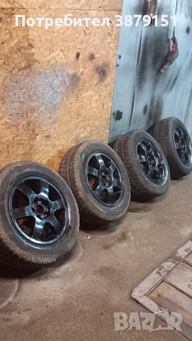 джанти за Ауди А3 5х100 със зимни гуми, снимка 2 - Гуми и джанти - 53329737