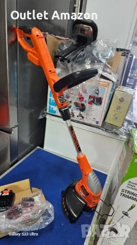 Моторна коса Black&Decker, GLC1823L20, Електрическа 18V, Батерии Li-Ion 2.0Ah