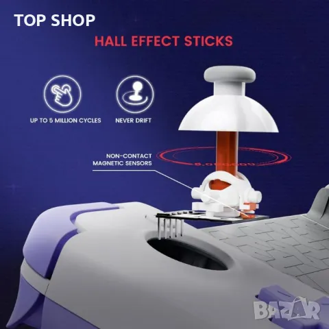 GameSir X2S Type-C мобилен контролер за игри за Android и iPhone 15 серия (USB-C), снимка 3 - Друга електроника - 49731162