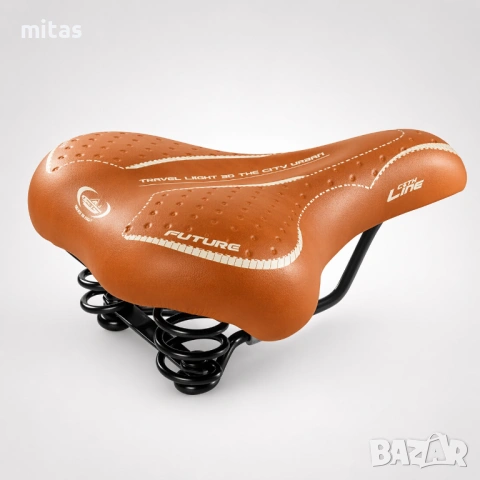 Седалка за велосипед Selle Monte Grappa Future , кафява/черна, Made in Italy, снимка 5 - Аксесоари за велосипеди - 49703179