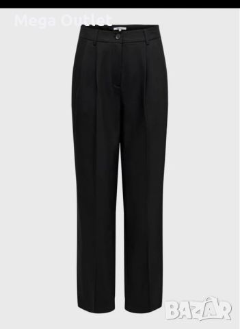 Дамски черен елегантен панталон, бранд Only, снимка 1 - Панталони - 45978681