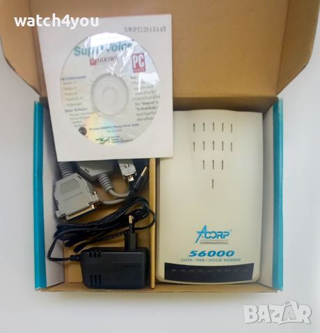 МОДЕМ ACORP 56000bps Fax Modem Modem Acorp Intern., снимка 3 - Рутери - 45962557