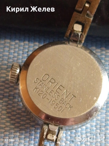 Стар механичен часовник ORIENT много красив за КОЛЕКЦИЯ 52632, снимка 6 - Антикварни и старинни предмети - 54118727