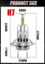 Чисто нови mini / мини H7 LED / диодни 360 крушки с canbus и вентилатор 6000K, 80W, снимка 8