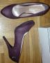 Официални дамски обувки р-р 38 - бордо, снимка 1 - Дамски елегантни обувки - 45250784