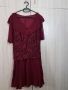 Рокля и чанта цвят бордо , снимка 3