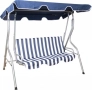 Триместна градинска люлка 110x172xH155 cm, снимка 3