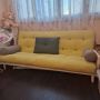 Продавам разтегателен диван INDIE WITHE цвят  PISTACHIO, снимка 1 - Дивани и мека мебел - 45268394