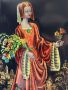 Прекрасна емайлова картина на Лимож (Limoge) перлен емайл, снимка 10