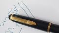 STAEDTLER Винтидж писалка черен целулоид - 14 k златeн писец, снимка 11