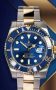 Мъжки луксозен часовник Rolex Submariner Blue Dial Ceramic Bezel 126613LB           , снимка 2