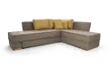 Ъглов диван Емоция светлокафяво Makalu 3 Makalu 5 С -10%, снимка 1