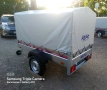 Туристическо, самосвално ремарке REPO DRS с брезент и шпригли до 750kg., снимка 4