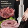 Ръчна машинка за пълнене на колбаси - перфектният инструмент за изработка на свежи и вкусни колбаси , снимка 3