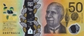 ❤️ ⭐ Австралия 2023 50 долара полимер UNC нова ⭐ ❤️, снимка 2