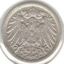 Germany-5 Pfennig-1907 A-KM# 11-Wilhelm II-type 2-small shield, снимка 2